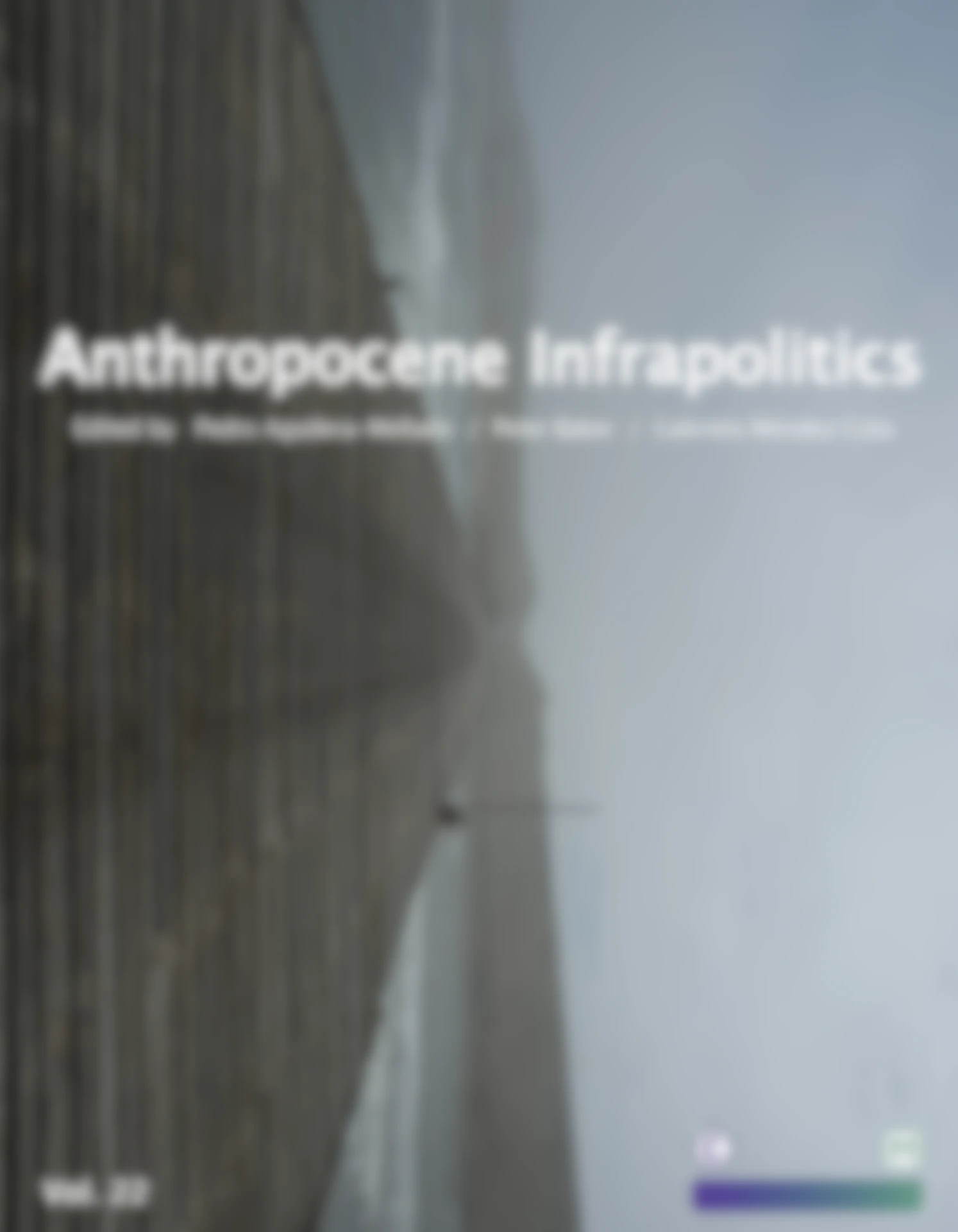 Portada de Anthropocene Infrapolitics